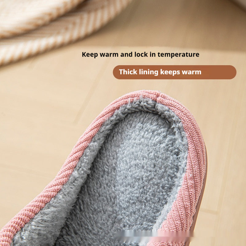 Home Indoor Wear-resistant Non Slip Cotton Slippers Limorista