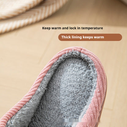 Home Indoor Wear-resistant Non Slip Cotton Slippers Limorista