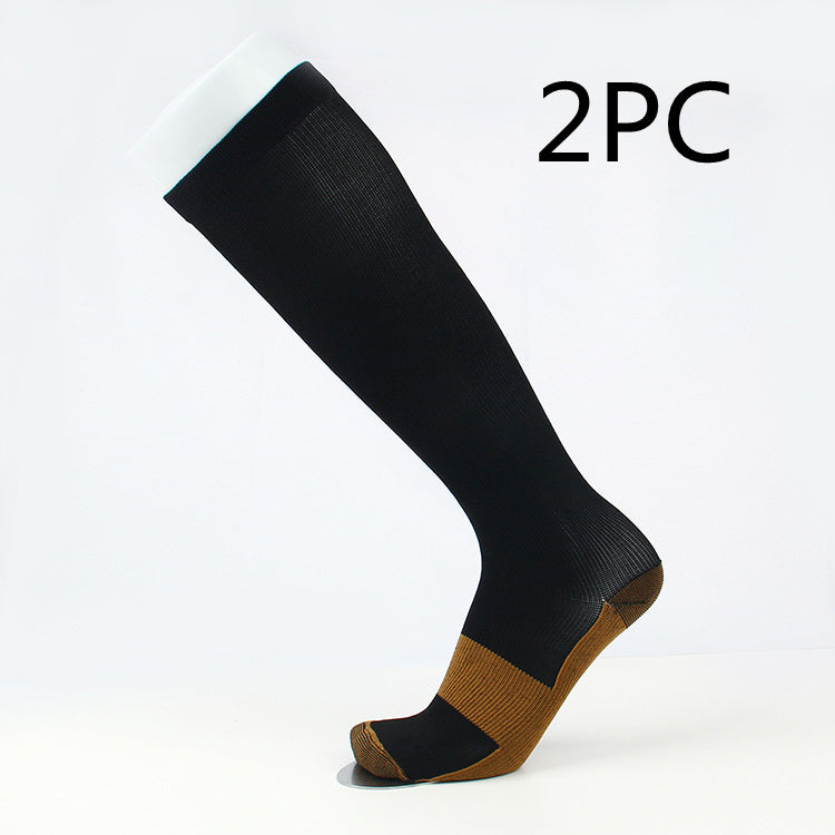 Copper Fiber Long Tube Compression Socks Limorista