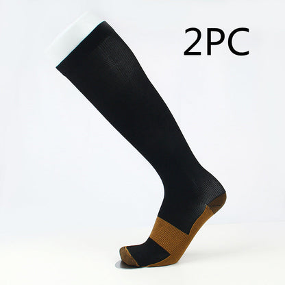 Copper Fiber Long Tube Compression Socks Limorista