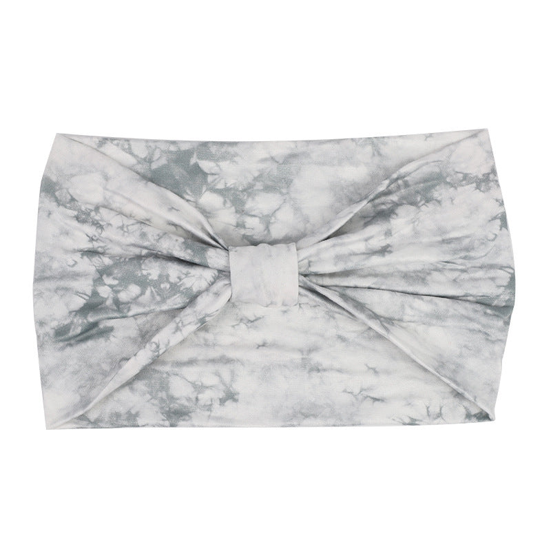 European And American New Tie-dye Sports Sweat-absorbent Hair Band Women&