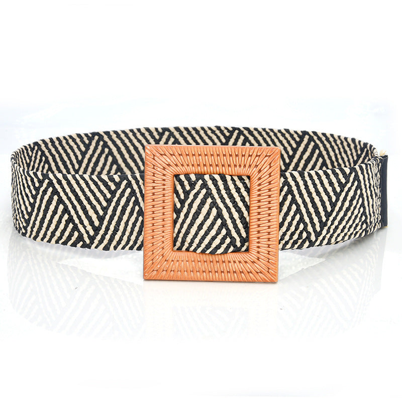 Bohemian Holiday Linen Woven Belt Limorista