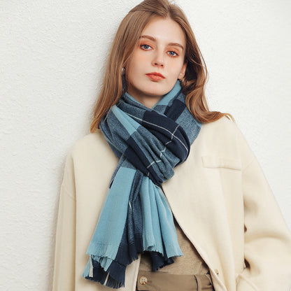 Winter Artificial Cashmere Shawl Women&
