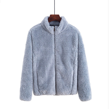 Double-sided Fleece Sweater Women&