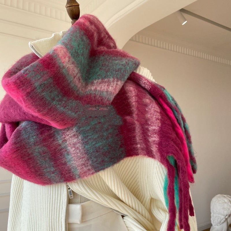 Shooting Travel Matching Autumn And Winter Scarf Limorista