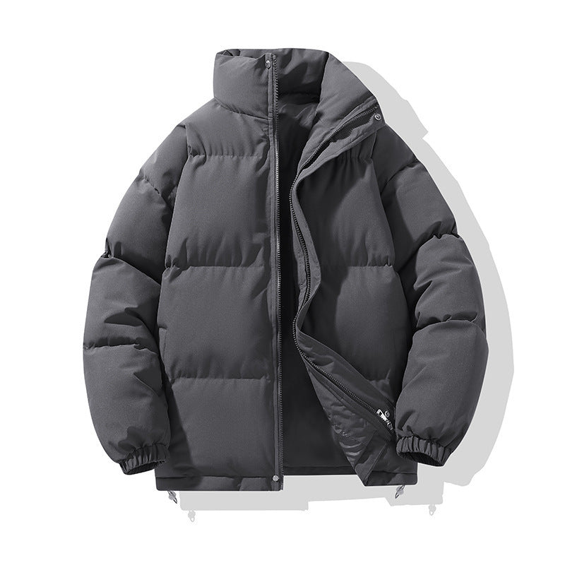 Cotton-padded Coat Stand Collar Cotton-padded Jacket Couple Wear Warm Limorista