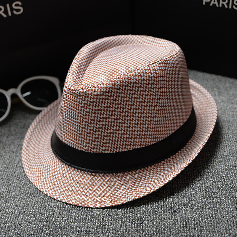 British Houndstooth European And American Sun Hats For Men Limorista