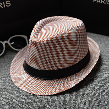 British Houndstooth European And American Sun Hats For Men Limorista