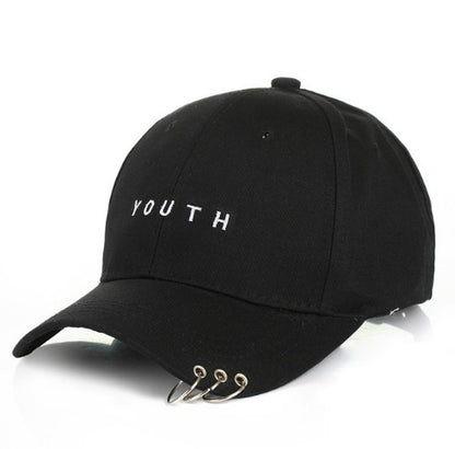 Unisexe Lettre Imprimé Solide Caps Hommes Femmes Anneau Hip Hop Casquette de baseball Coton Snapback Chapeau Limorista