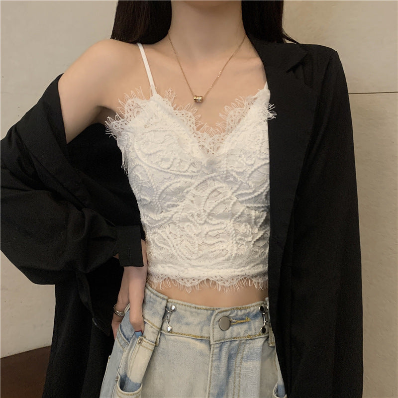 Lace Camisole Wraps The Chest And Wears Slim Slimming Underwear Limorista