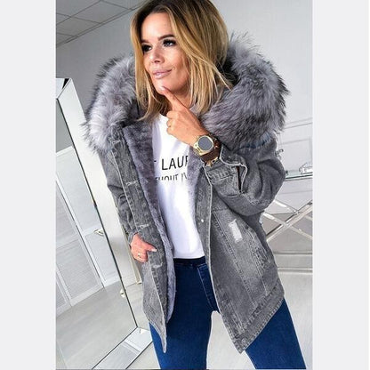 Commuter plus fleece collar coat Limorista