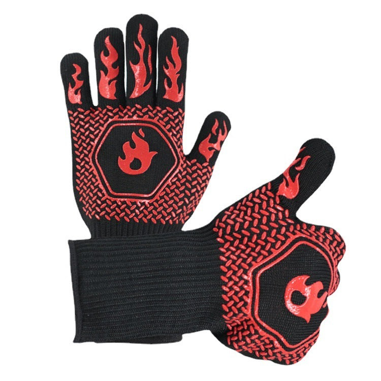 Microwave Insulation Anti-Scalding Double Layer Combustion Gloves Limorista