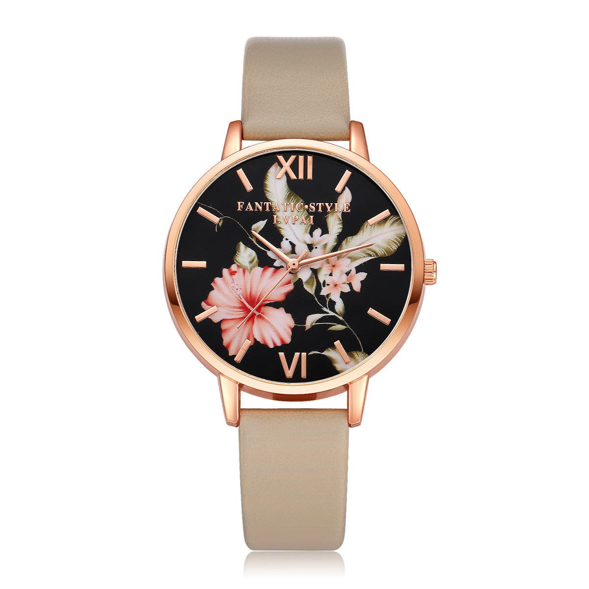 Lvpai Marke Frauen Armband Uhr Mode Rose Gold Blumen Leder Einfache Frauen Kleid Uhren Luxus Business Geschenk Uhr Uhr Limorista