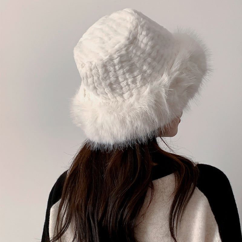 Velvet Hood Female Winter Korean Style Face Small Extra Thick Protection Limorista