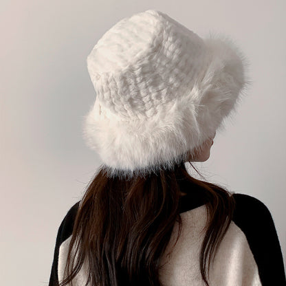 Velvet Hood Female Winter Korean Style Face Small Extra Thick Protection Limorista