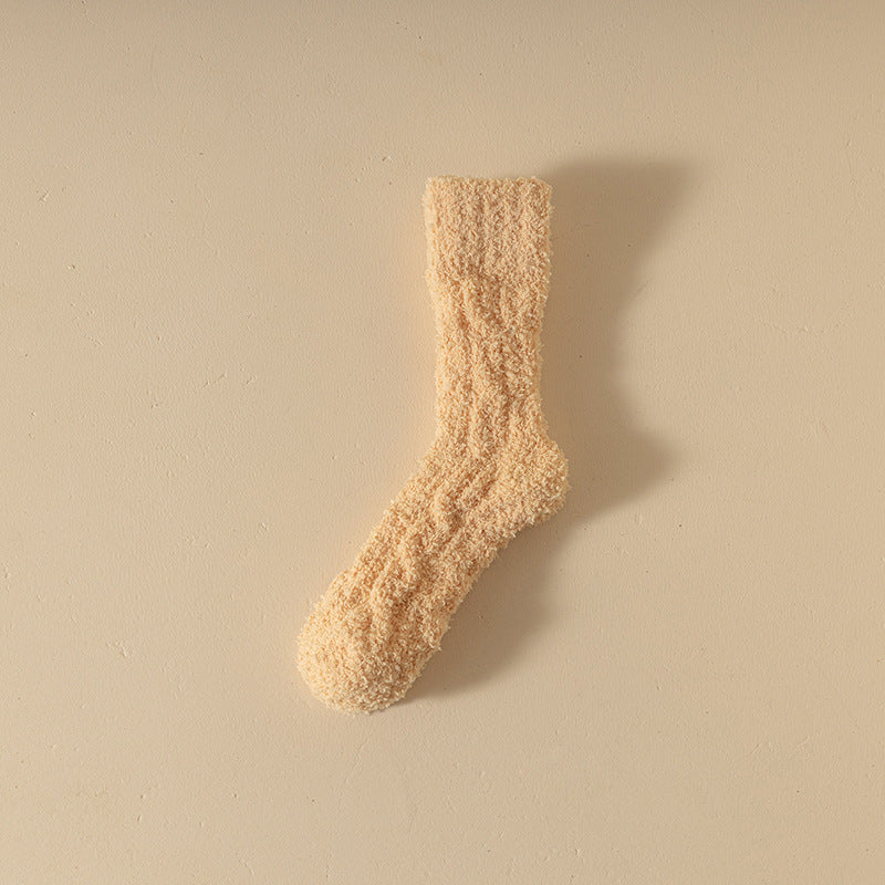 Coral Fleece Socks Women&