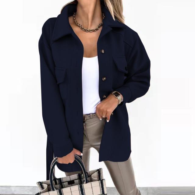 Fashionable Lace-up Small Fragrant Jacket With Pockets Limorista