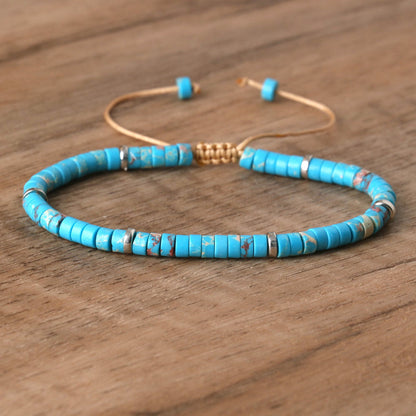 Spacer Beads Beaded Weave Bracelet Women&