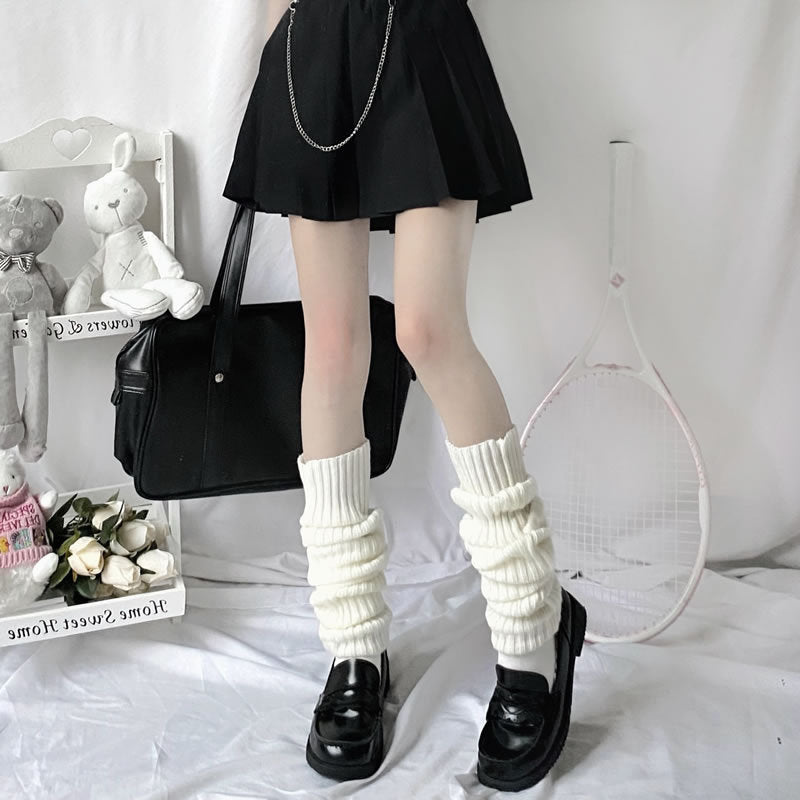 Yoga Socks Factory Direct Sales Fluorescent Bright Color Wool Leg Warmers Knitted Booties Pile Style Foot Sock Foot Warmer Limorista