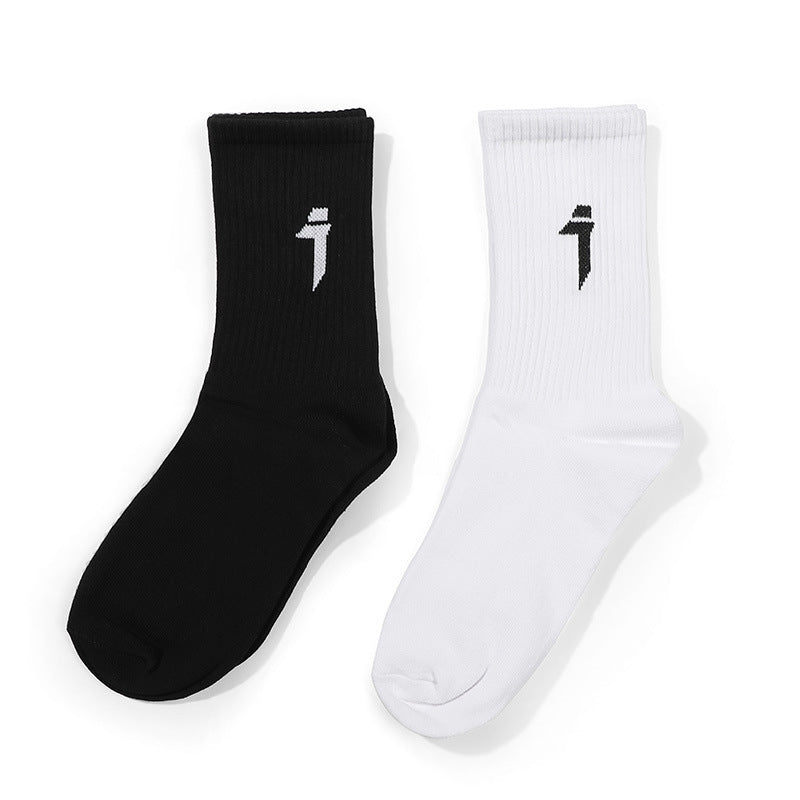 Couple Tide Hosiery Machine Neng Feng Athletic Socks Hip Hop Pure Cotton Knitted Tube Socks Limorista