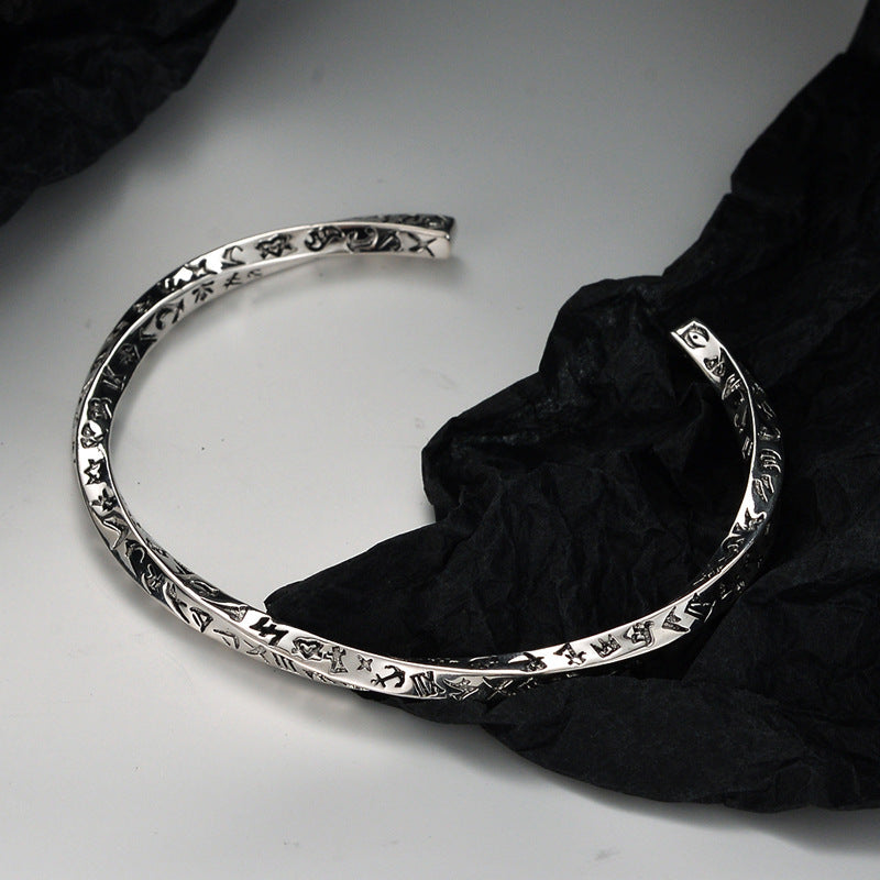 S925 Sterling Silver Mobius Bracelet For Women Limorista