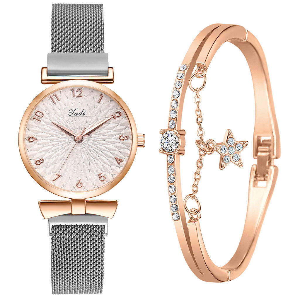 Fashion Mesh Strap Ladies Quartz Watch Limorista