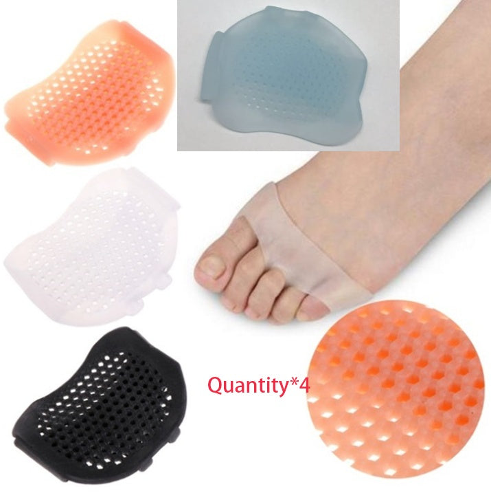Silicone Forefoot Pads Forefoot Half Yard Insoles Pads Invisible High Heel Shoes Slip Resistant Pads Pain Relief Foot Care Tools Limorista