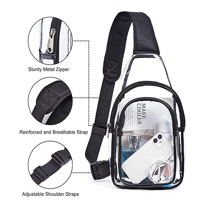Fashion Personality PVC Transparent Single-shoulder Bag Limorista