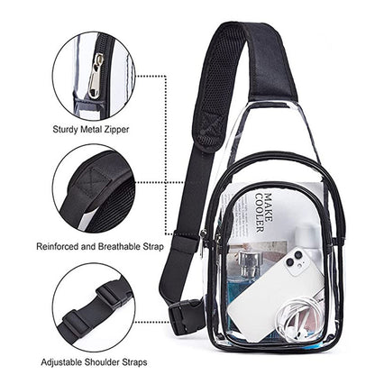 Fashion Personality PVC Transparent Single-shoulder Bag Limorista