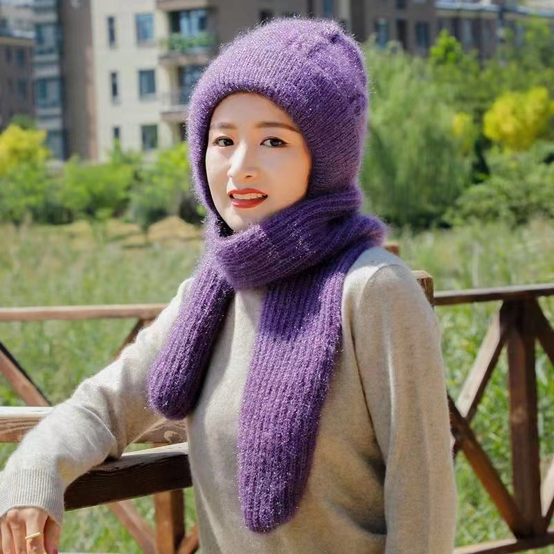 Autumn And Winter New Squirrel Woolen Yarn Braided Hat Limorista