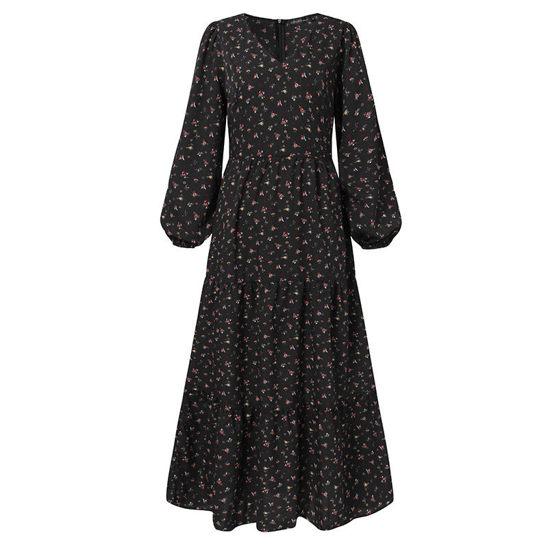 Ruffled Fashion Casual Floral Plus Size Dress Limorista