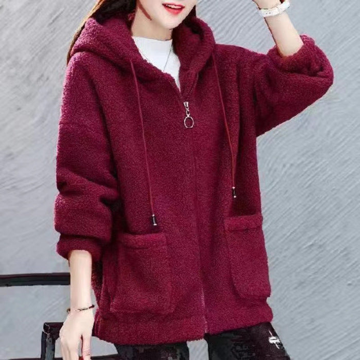 Cardigan Buttonless Printed Loose Top Limorista