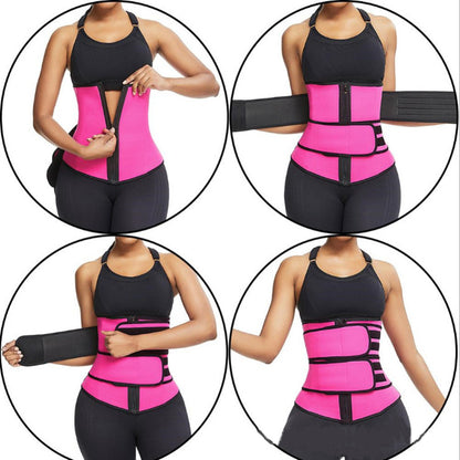 Tummy Sweat Shapewear Bodysuits Women Waist Trainer Slimming 2-3 Belts Workout Shaper Corset Limorista