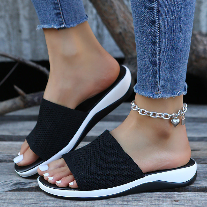 Women Shoes Summer Flat Sandals Casual Indoor Outdoor Slipper For Beach Shoes Limorista