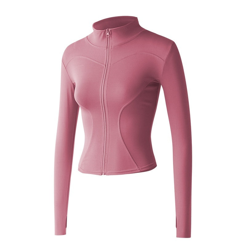 Outer Wear Long Sleeve Quick-drying Skinny Yoga Clothes Slim Fit Slimming Fitness Running Yoga Sports Jacket Limorista