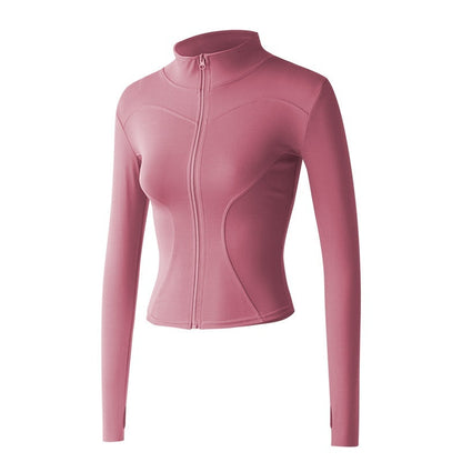 Outer Wear Long Sleeve Quick-drying Skinny Yoga Clothes Slim Fit Slimming Fitness Running Yoga Sports Jacket Limorista