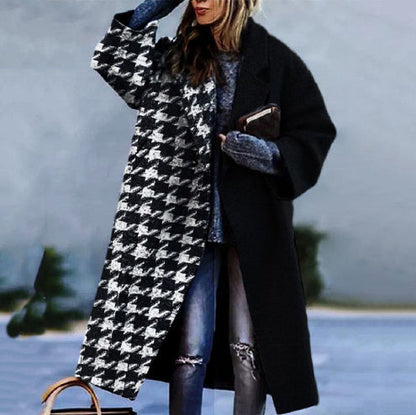 Coat Print Dragon And Phoenix Woolen Limorista