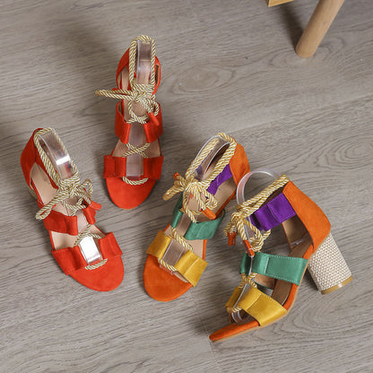 High Heel Chunky Heel Women&