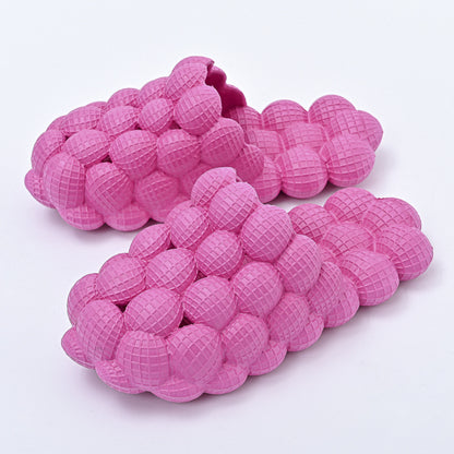 New Summer Fashion Massage Mesh  Bubble  Bathroom Slides Home Indoor Anti-Skid Shoes Limorista