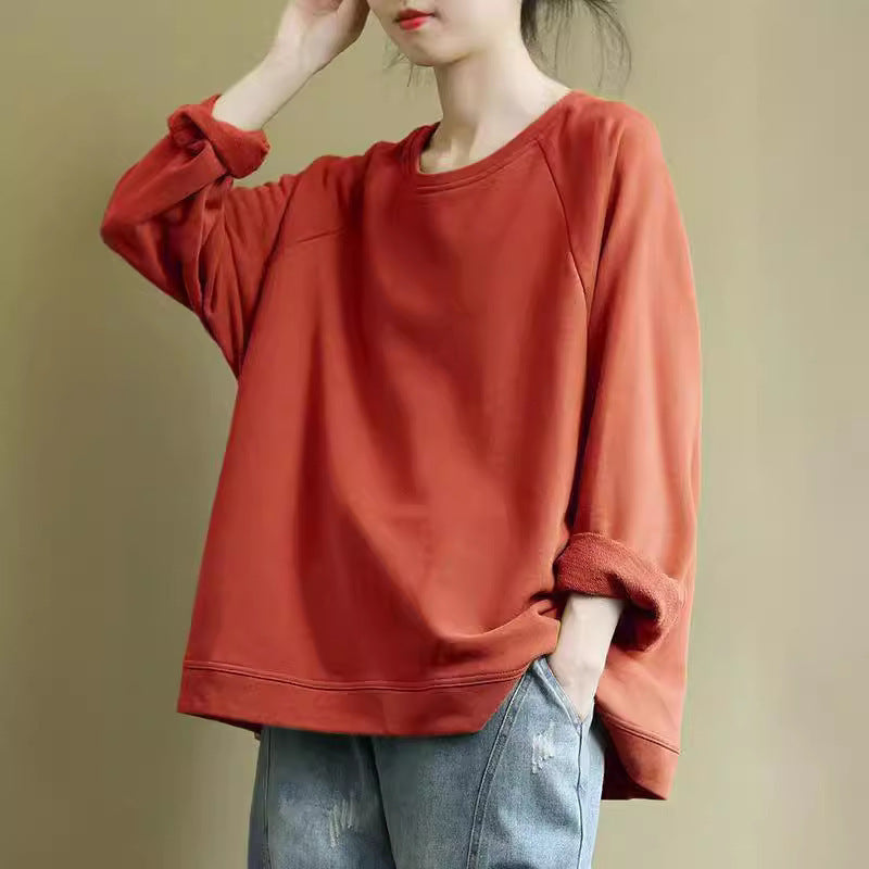 Casual Loose-fitting Plus Size Pullover Women Limorista