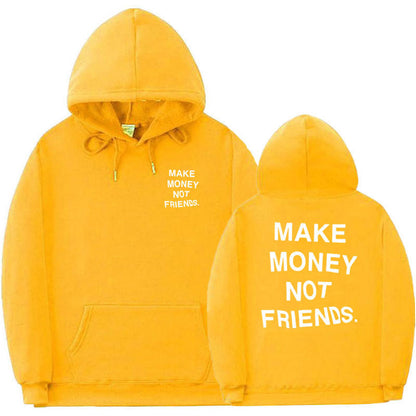 Letter printed Hoodie men&