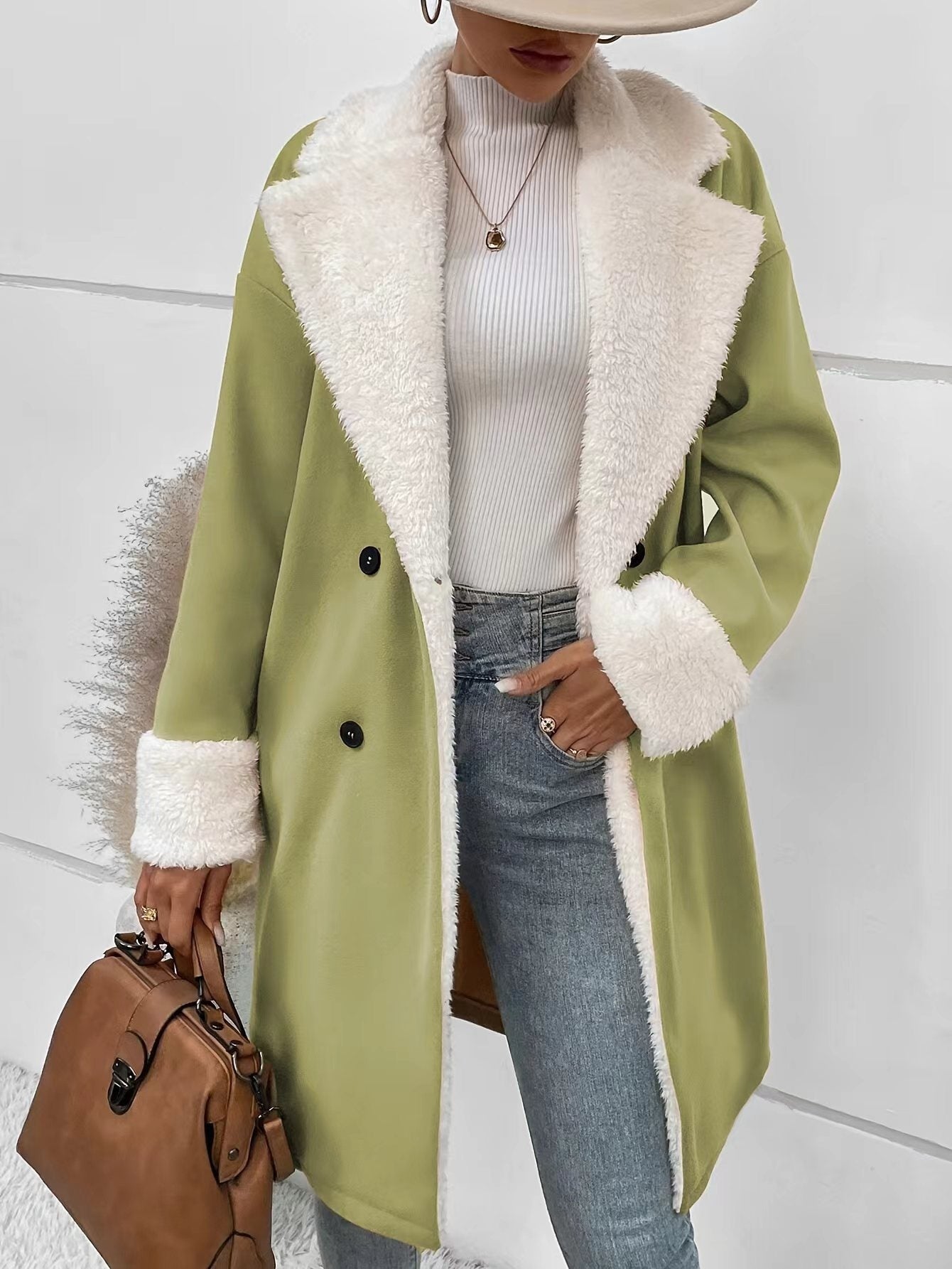 Leisure Commute Woolen Coat For Women Limorista
