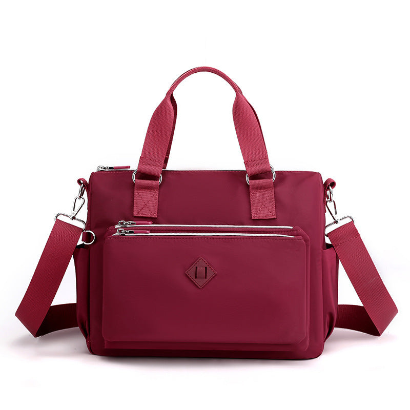 Fashion Trendy One-shoulder Bag Multi-layer Waterproof Nylon Women Limorista