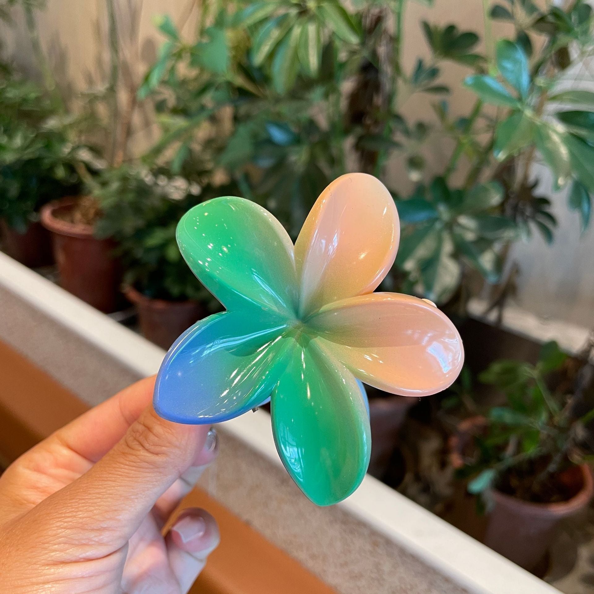 Flower Barrettes Women&