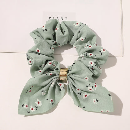 Chiffon Metal Buckle Large Intestine Ring Female OL Hair Accessories Limorista