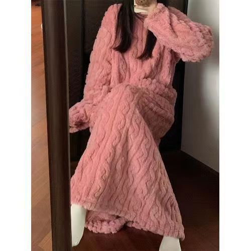 Winter Coral Fleece Sleepwear Women&