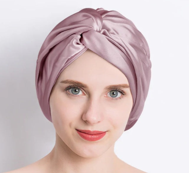 Double Layer  Silk Silk Nightcap Without Any Mark Limorista