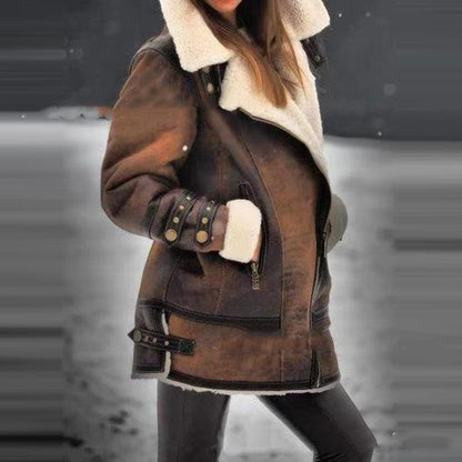 Explosive Mid Length Thick Long Sleeved Jacket Limorista