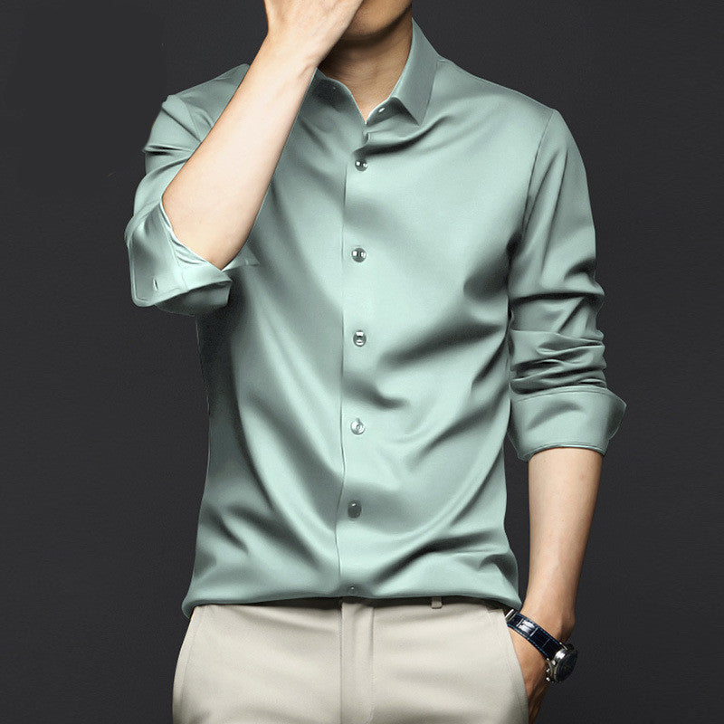 Business High-end Ice Silk Shirt Limorista