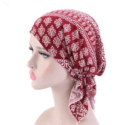 Stretch Hair Band Braid Hat Ethnic Style Fashion Scarf Muslim Ethnic Limorista